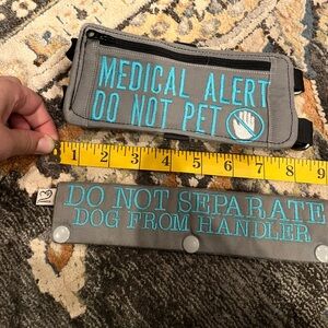Patients and love handle sign and leash wrap